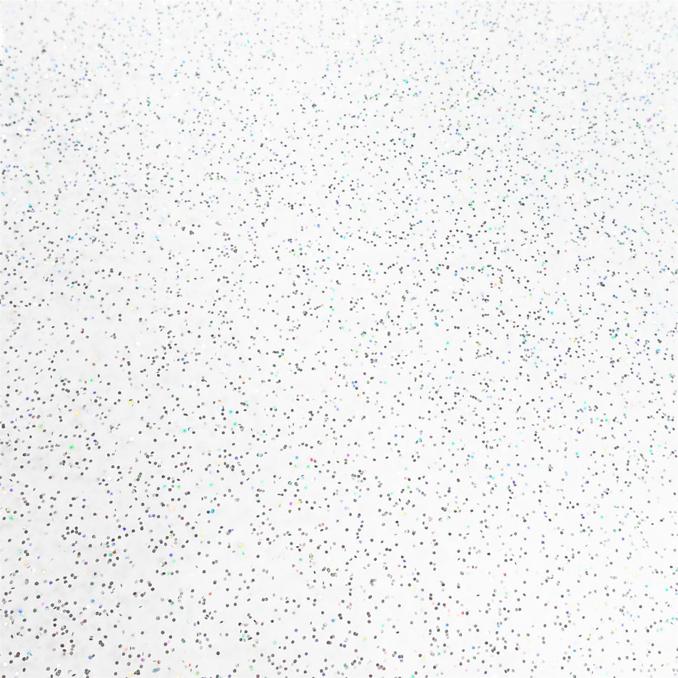 Clear Holographic Glitter Cast Acrylic Sheet (3mm thick)