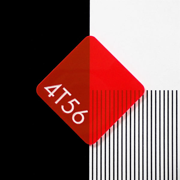 4T56 Fluorescent Mars Red Cast Acrylic Sheet