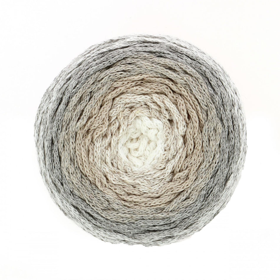 WB08 Wavy Blends Sandy Grey Recycled Cotton Yarn - 260M, 250g