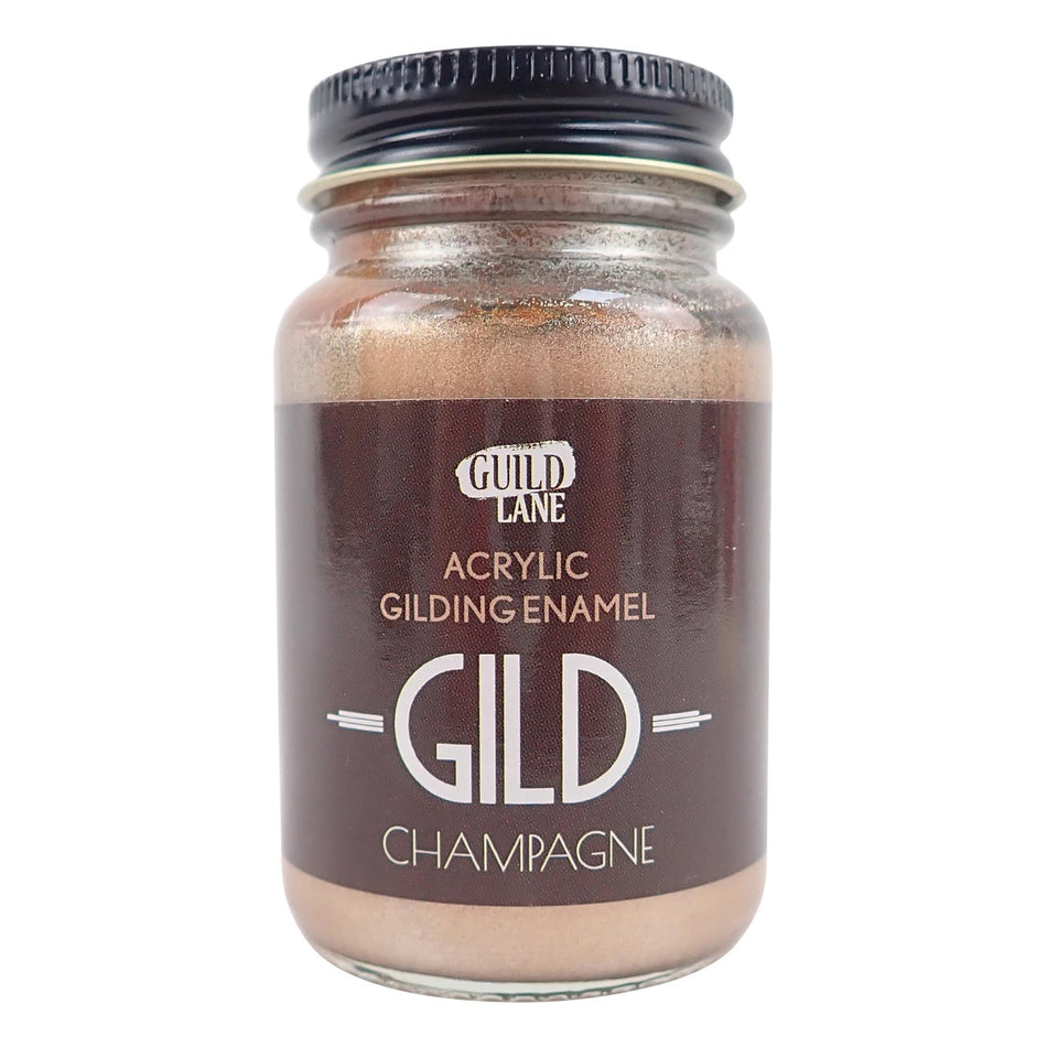 Champagne Acrylic Gilding Enamel Paint - 60ml Jar