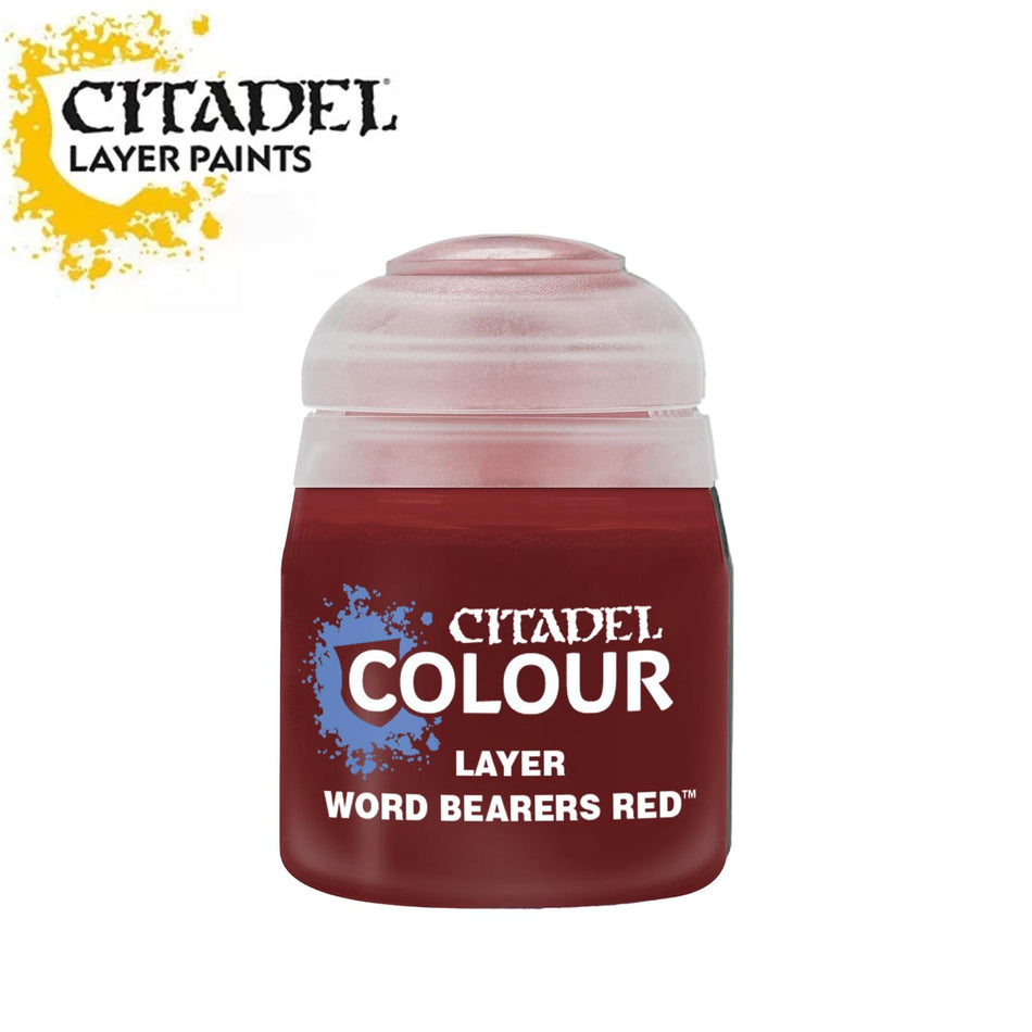 [Games Workshop] Citadel Word Bearers Red Layer Model Paint - 12ml