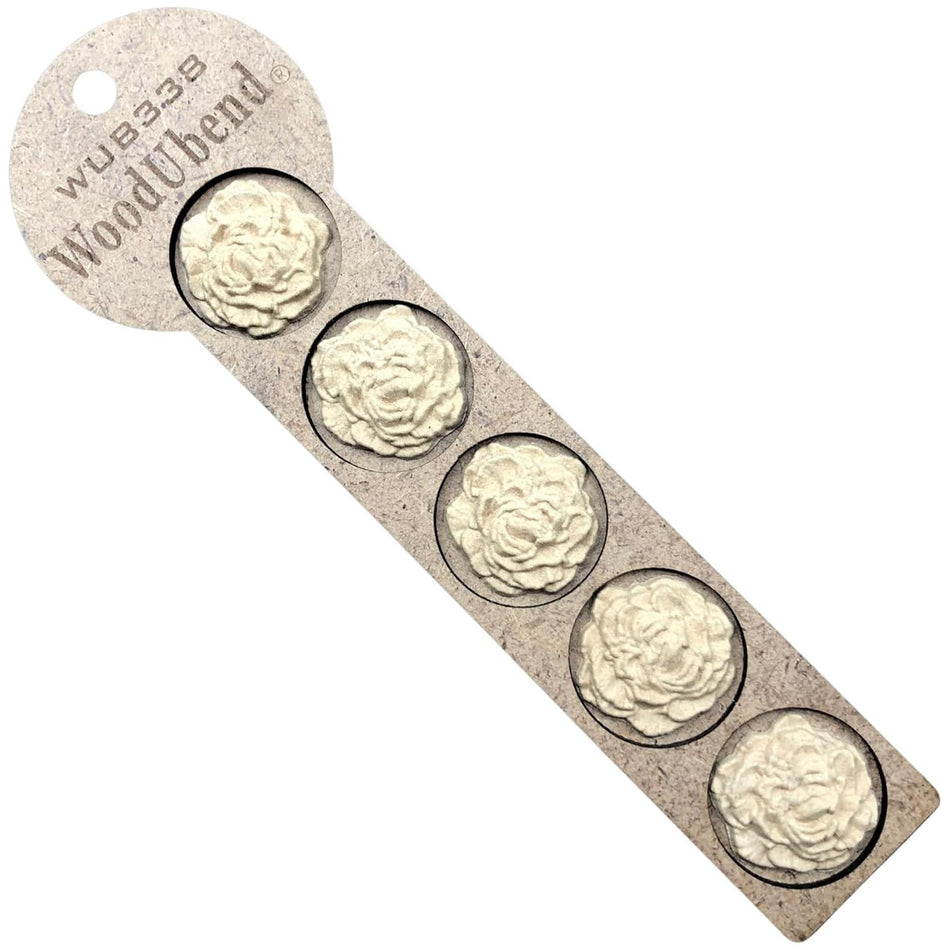[WoodUBend] WUB338 Floral Applique/Moulding - 30x30mm