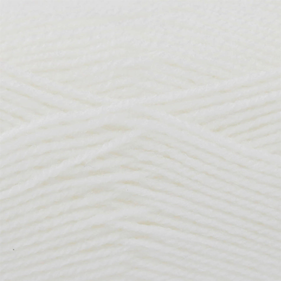 36001 Pricewise DK White Yarn - 282M, 100g