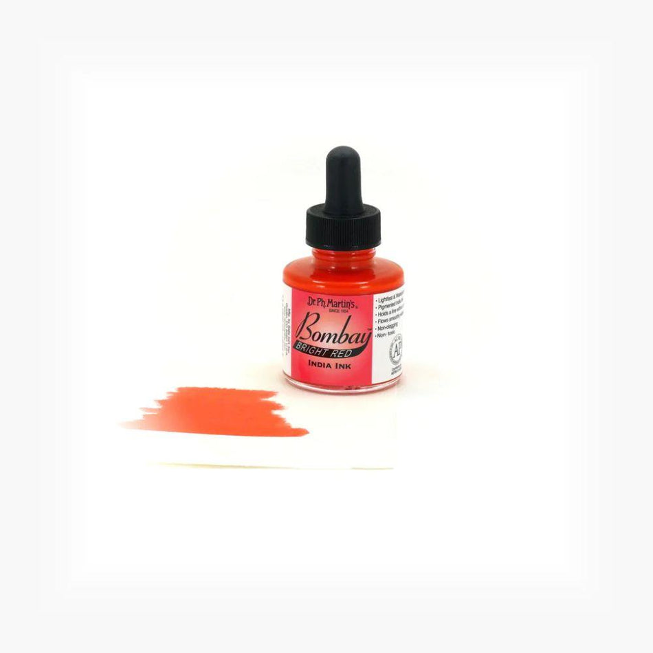 Bright Red Bombay India Ink - 1.0oz