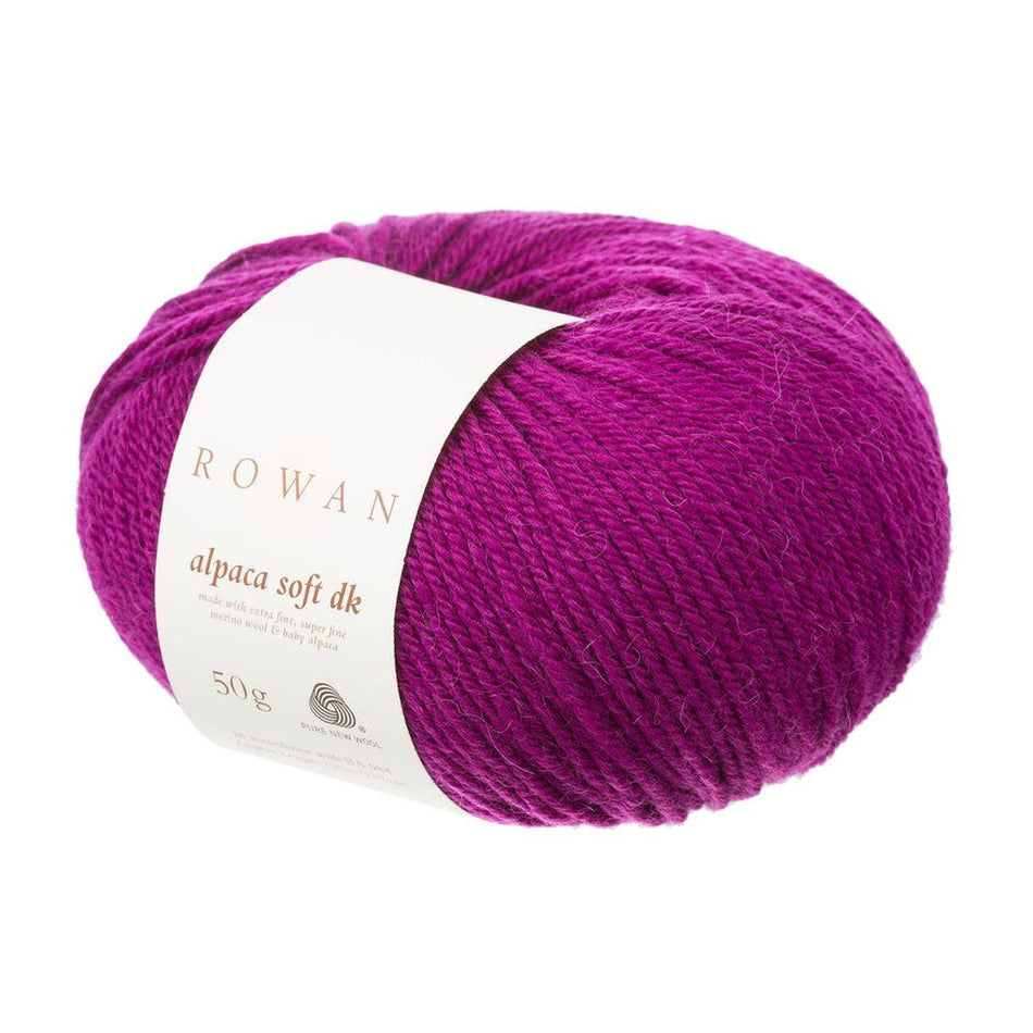 Alpaca Soft DK Mulberry 207 70% Wool 30% Alpaca Yarn - 50g