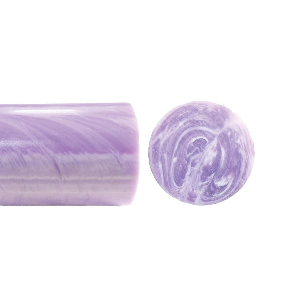 Lilac Polyester Turning Blank - 63.5x50x50mm