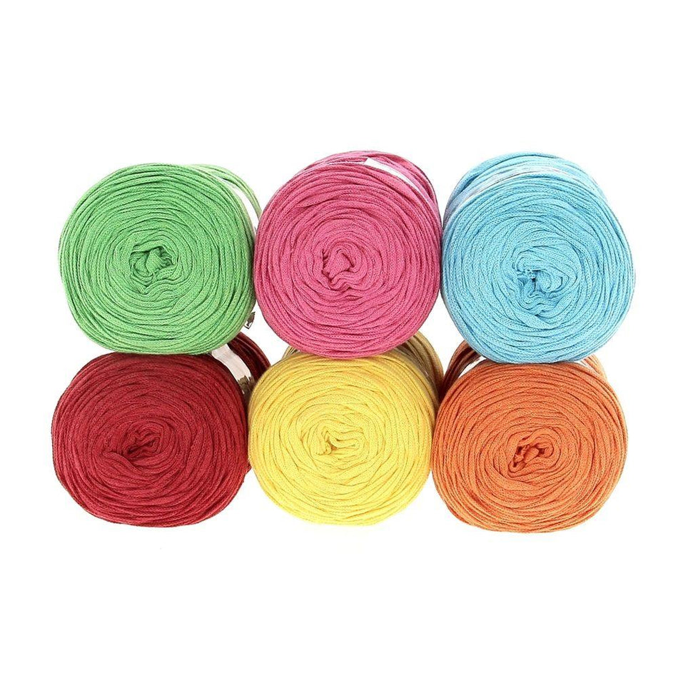 RibbonXL Rio Paradise Cotton Yarn - 120M, 250g Pack of 6