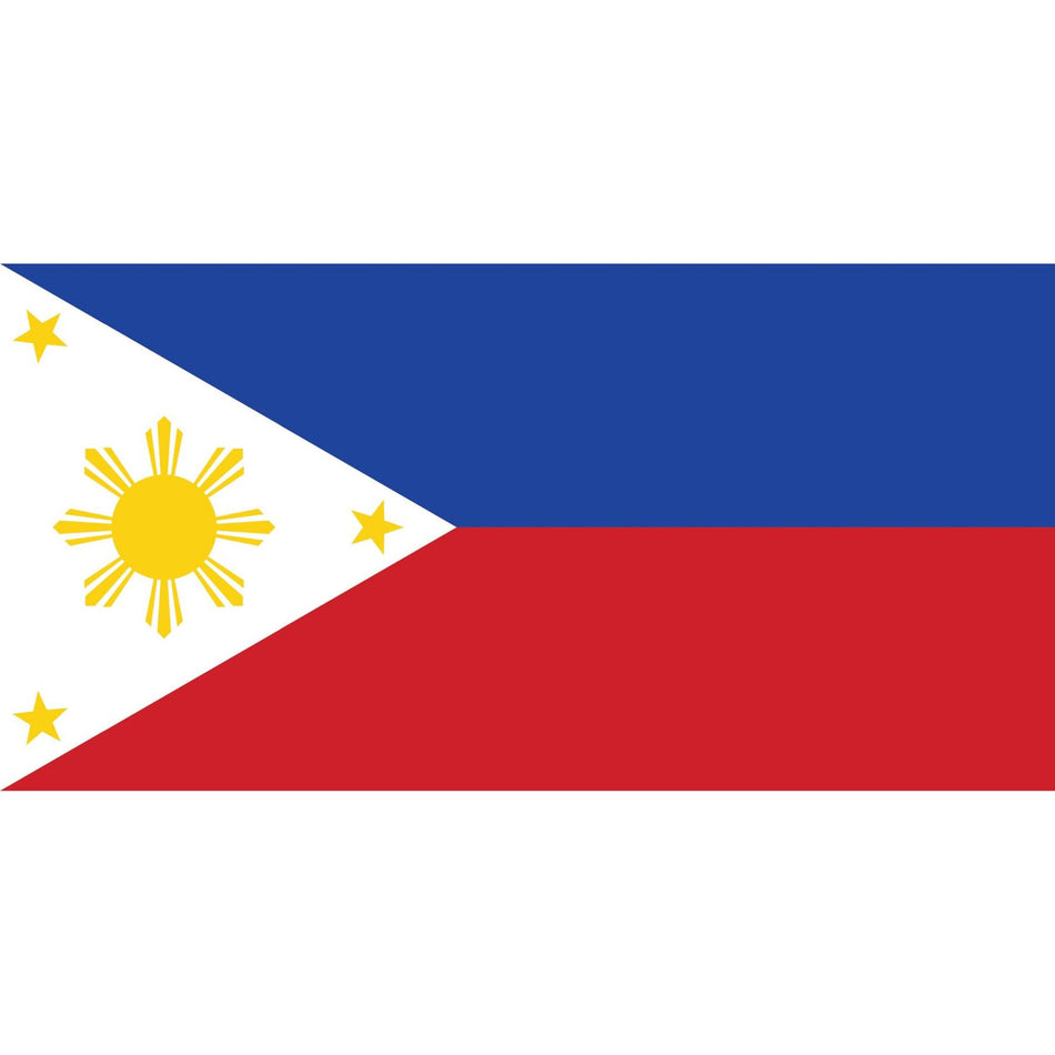 Philippines Flag Waterslide Decal