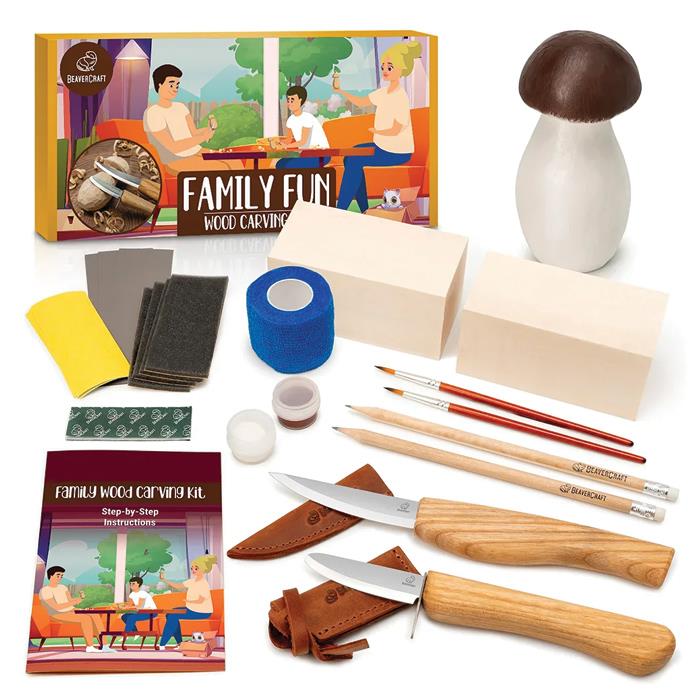 DIY09 Family Fun Wood Carving Kit