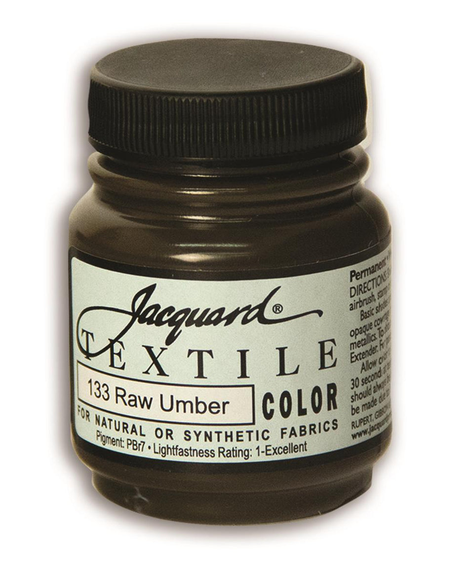 JAC1133 133 Raw umber Textile Color Paint - 2.25 fl oz