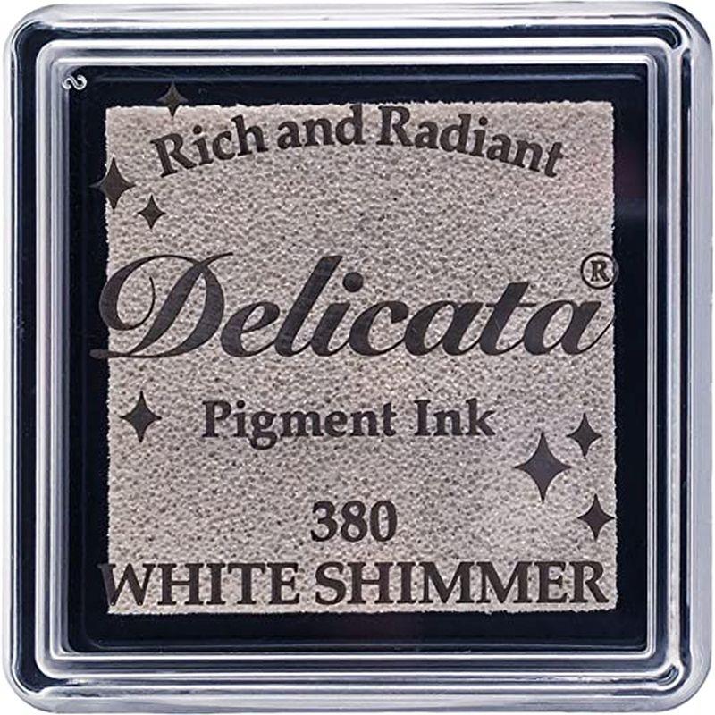 White Shimmer Pigment Ink Pad - Small