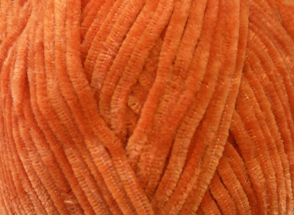 Squeeze Me Carrot Orange 100% Premium Acrylic Yarn - 100g