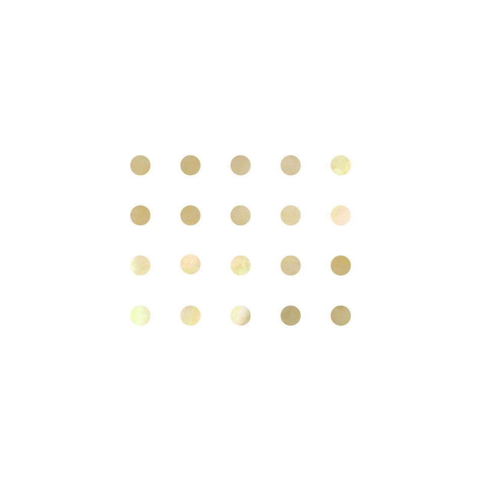 Gold Mother of Pearl Dot Inlays - 8mm, Pack of 20, Circle
