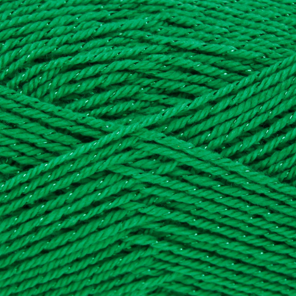 163307 Glitz DK Christmas Green Yarn - 290M, 100g