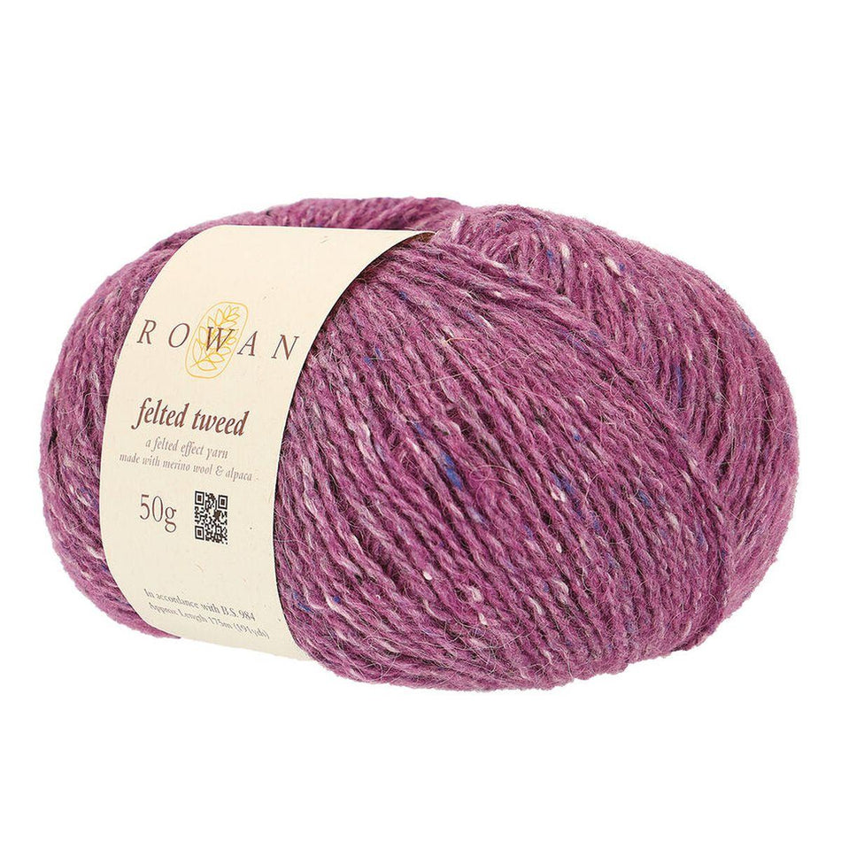 Felted Tweed Iolite 208 50% Wool 25% Alpaca 25% Viscose Yarn - 50g