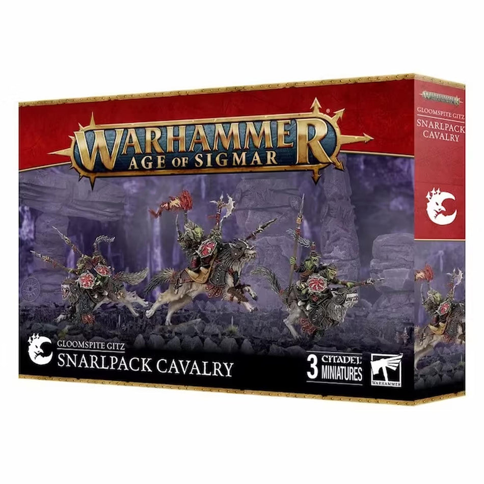 [Games Workshop] Warhammer Age of Sigmar Destruction - Gloomspite Gitz Gloosmpite Gitz: Snarlpack Cavalry