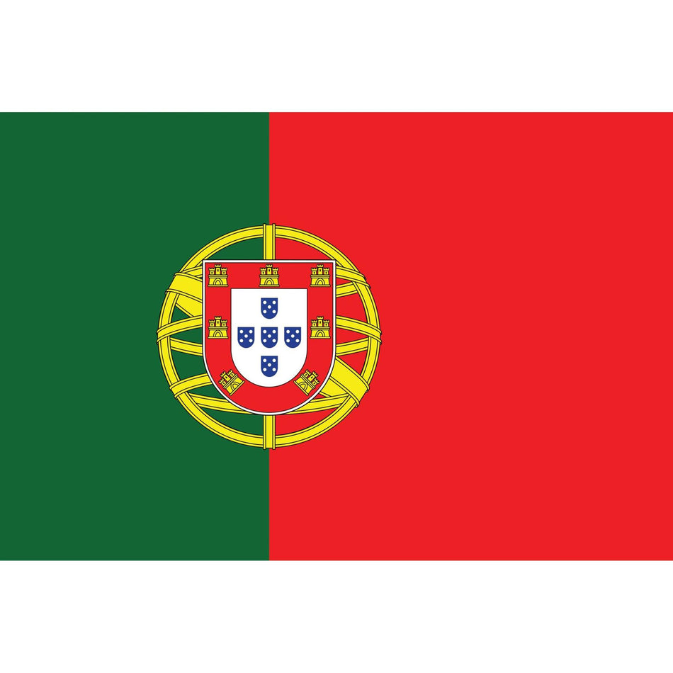 Portugal Flag Waterslide Decal