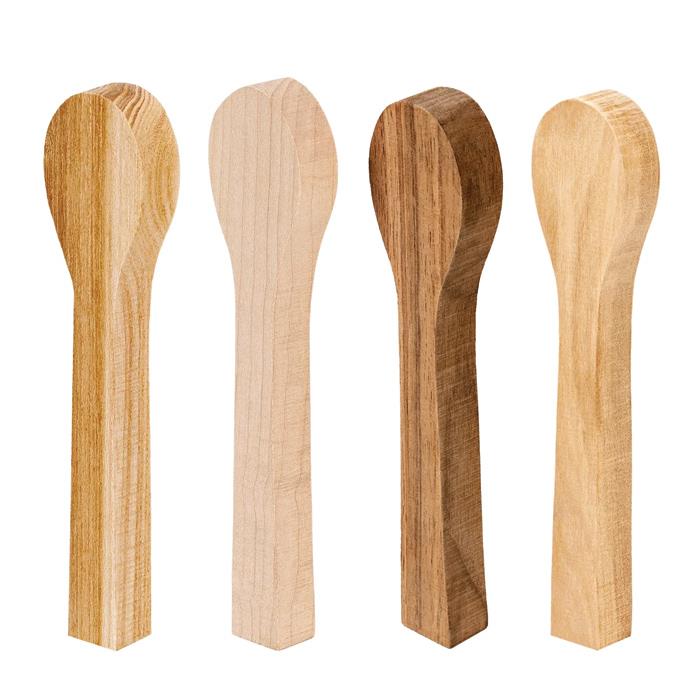BB3 Spoon Blanks Set (Birch, Maple, Alder)
