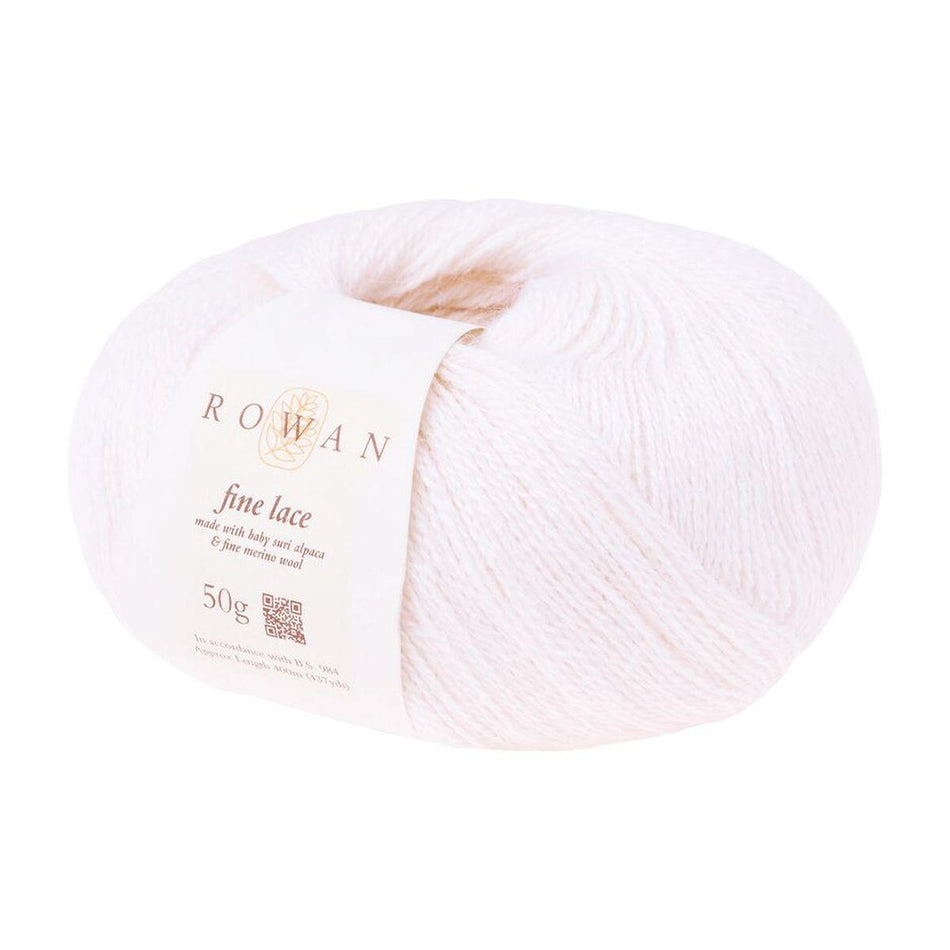 Fine Lace White 944 80% Alpaca 20% Wool Yarn - 50g