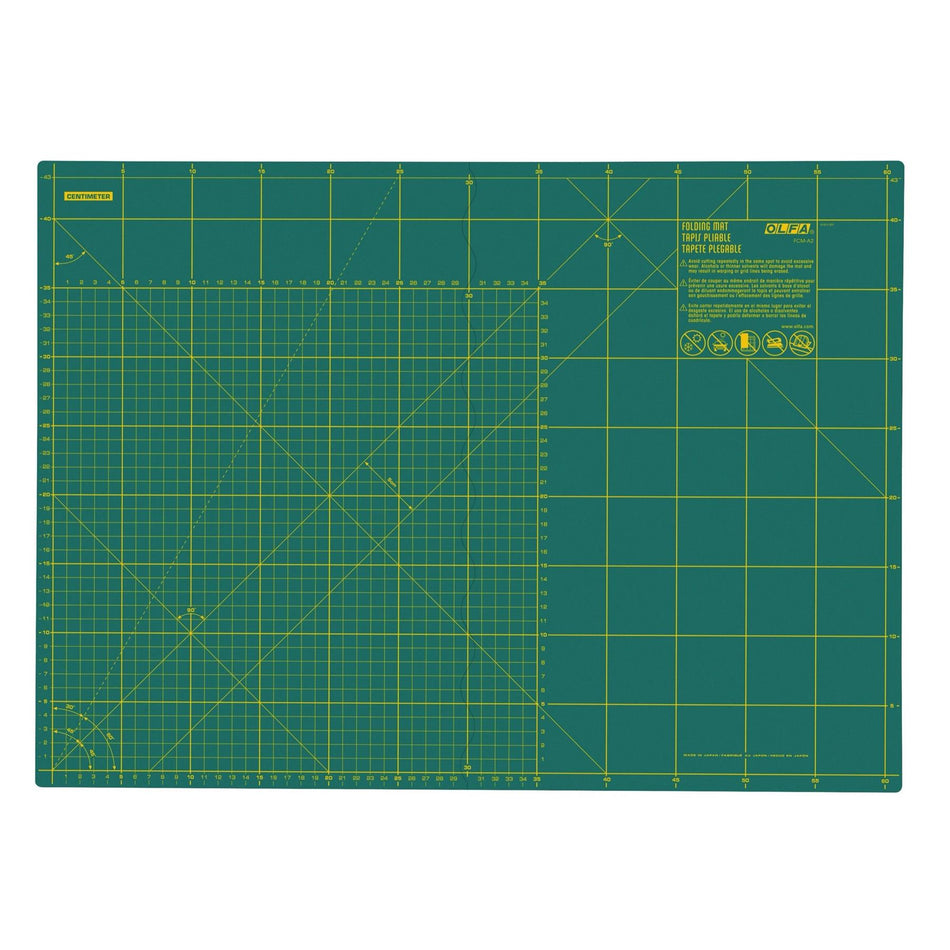 FCMA2 Self-Healing Folding Cutting Mat - 620x450mm, A2