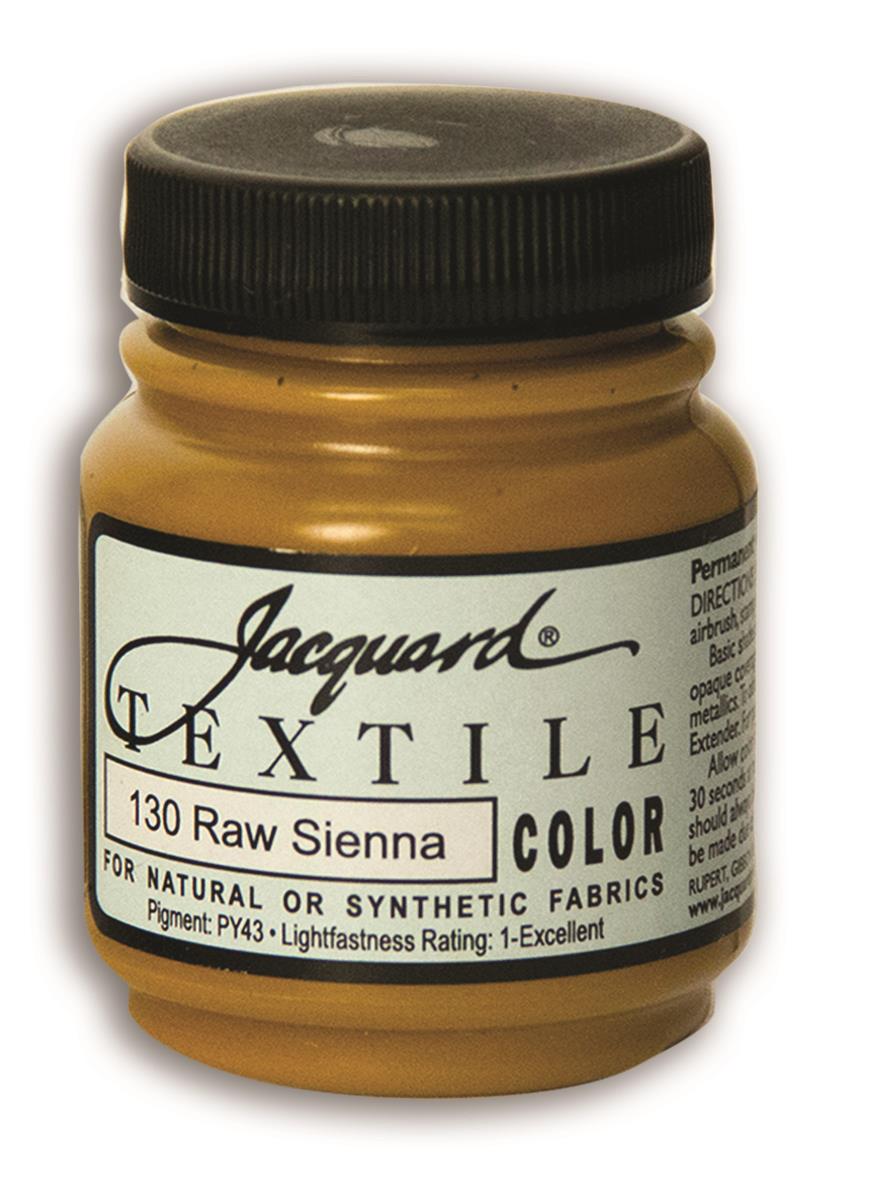 JAC1130 130 Raw Sienna Textile Color Paint - 2.25 fl oz