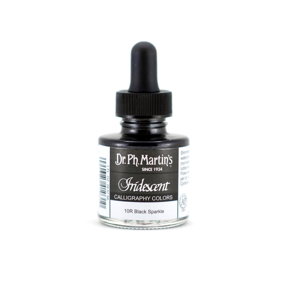 Sparkle Black Iridescent Calligraphy Color - 1.0oz
