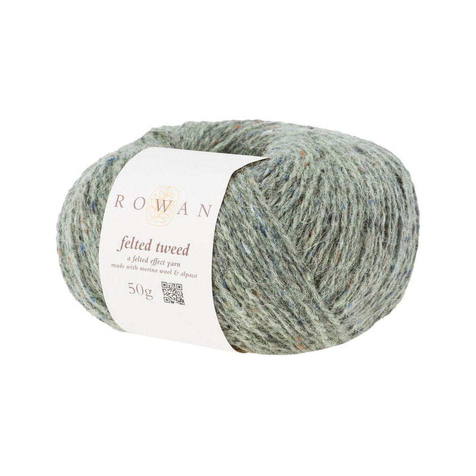 Felted Tweed Celadon 184 50% Wool 25% Alpaca 25% Viscose Yarn - 50g