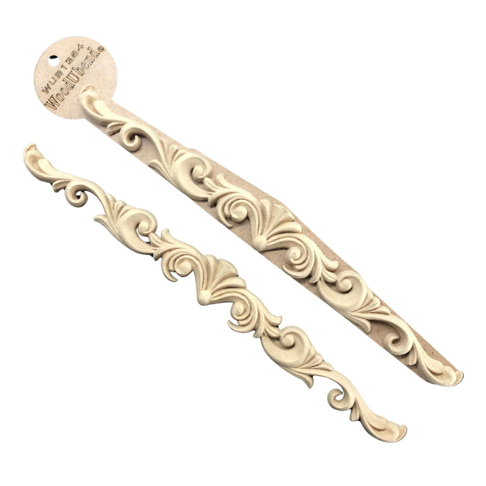 [WoodUBend] WUB1364 Pediment Applique/Moulding - 36x324mm