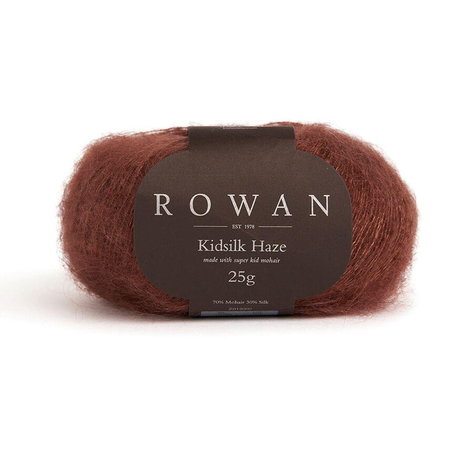 Kidsilk Haze Walnut 734 70% Mohair 30% Silk Yarn - 25g