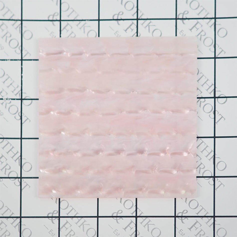 Light Pink Snakeskin Acrylic Sheet - 400x300x3mm