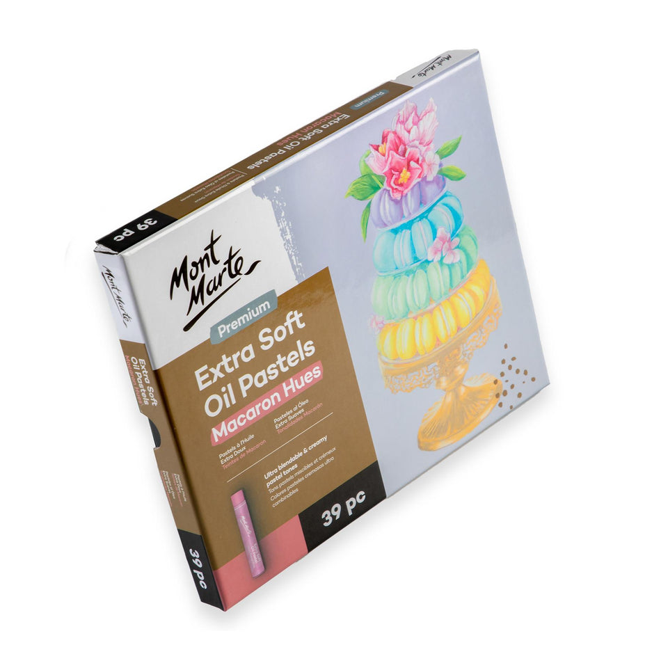 MMPT0045 Macaron Hue Extra Soft Oil Pastels - Set of 39