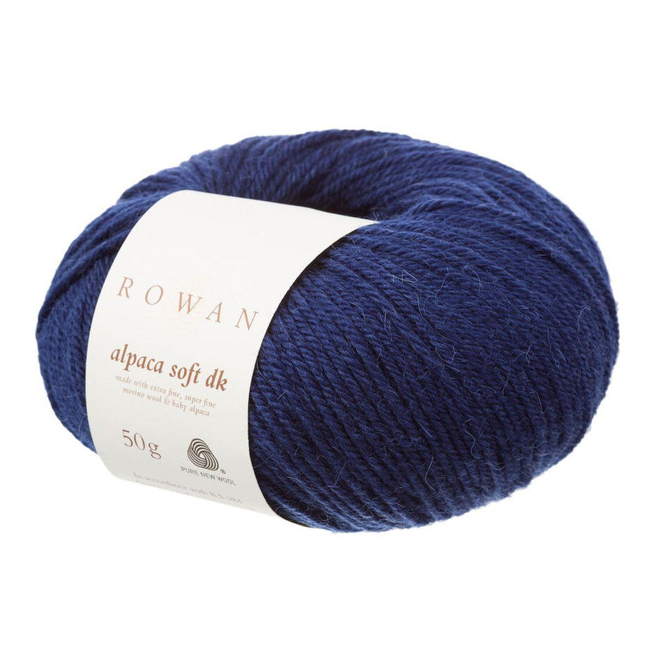 Alpaca Soft DK M. Blue 212 70% Wool 30% Alpaca Yarn - 50g