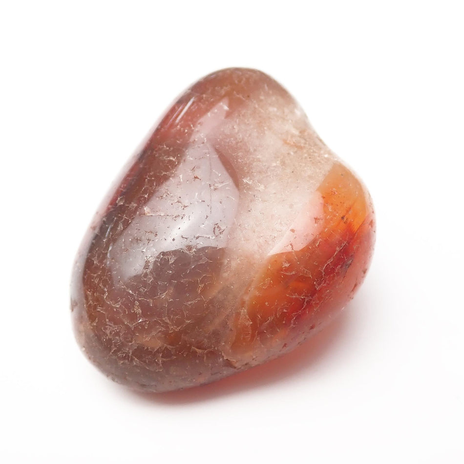 Natural Carnelian Gemstone Tumbled Crystal - 1-1.5In