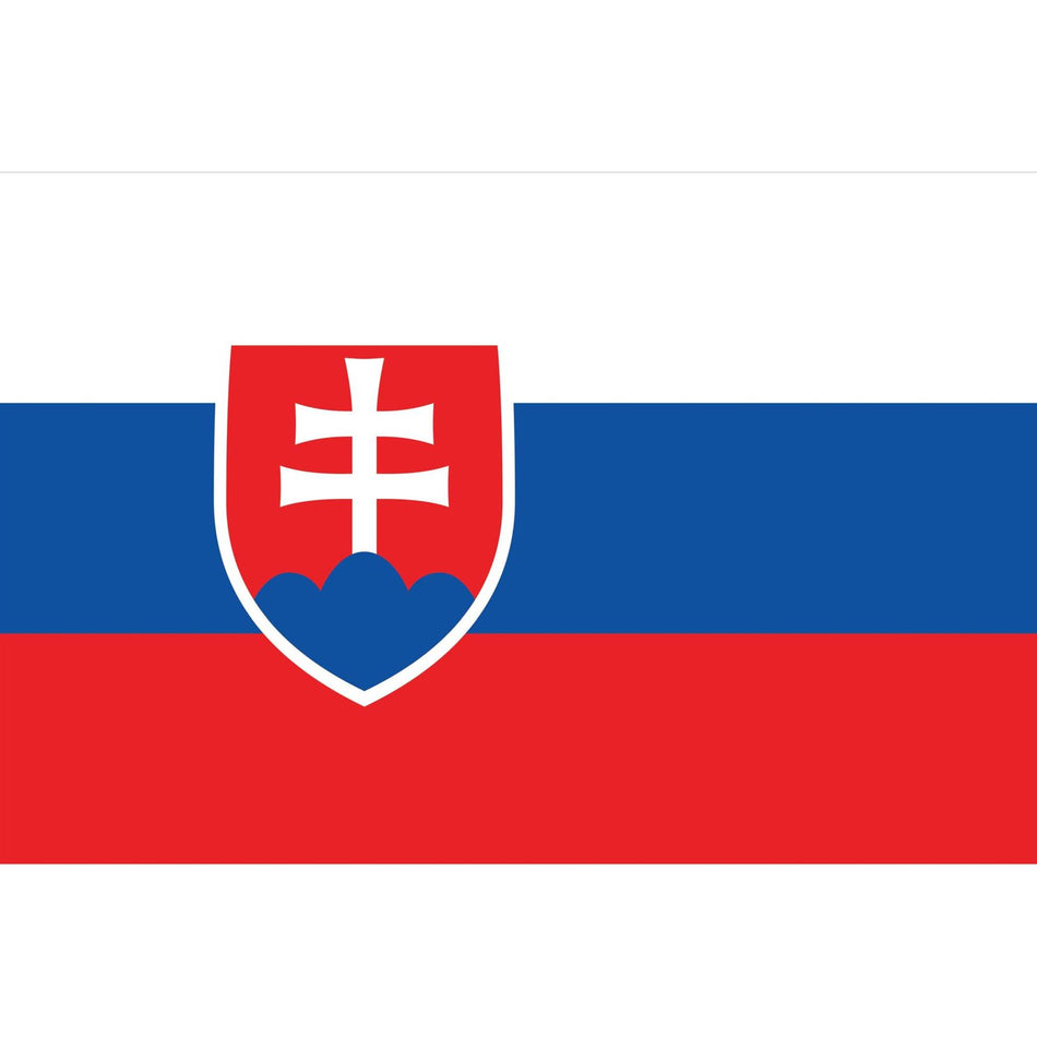 Slovakia Flag Waterslide Decal