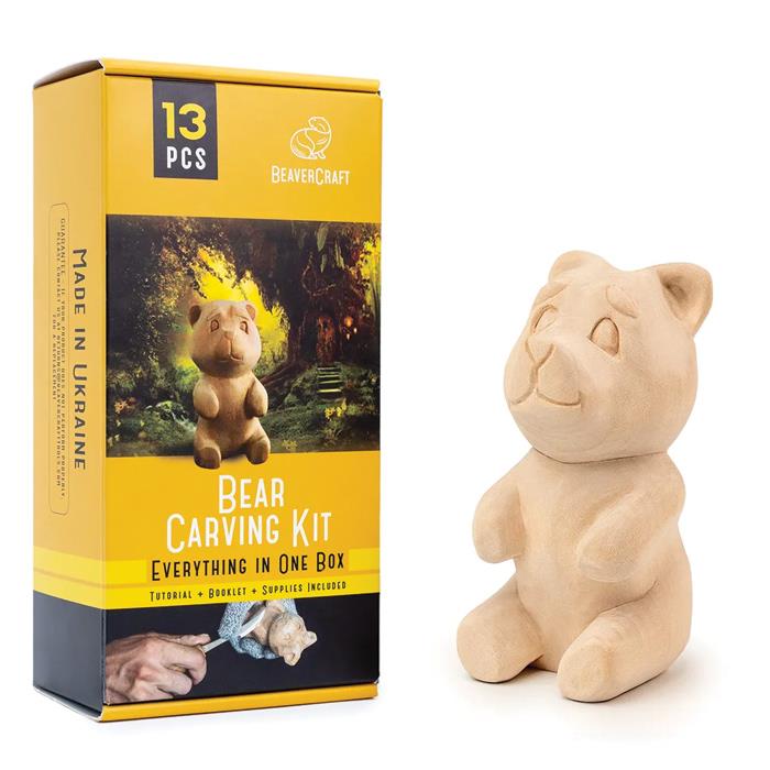 DIY05 Bear Carving Hobby-Kit