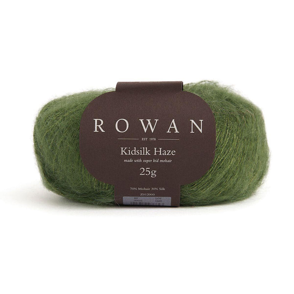 Kidsilk Haze Olive 721 70% Mohair 30% Silk Yarn - 25g