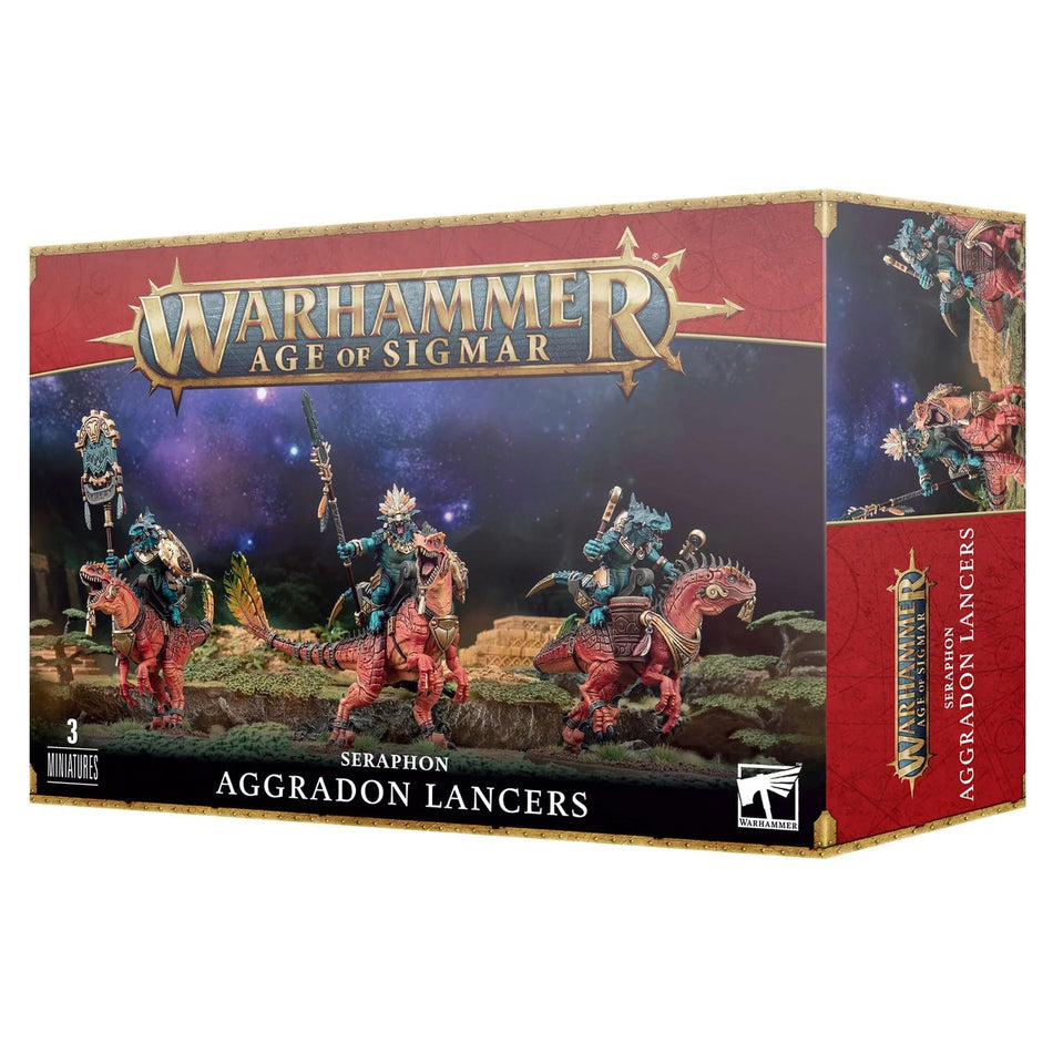[Games Workshop] Warhammer Age of Sigmar Seraphon: Aggradon Lancers