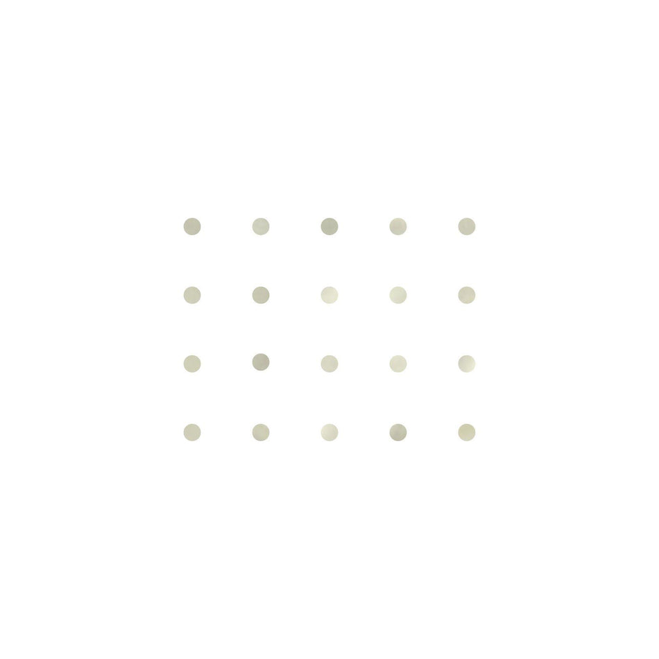 White Pearloid Celluloid Dot Inlays - 5mm, Pack of 20, Circle