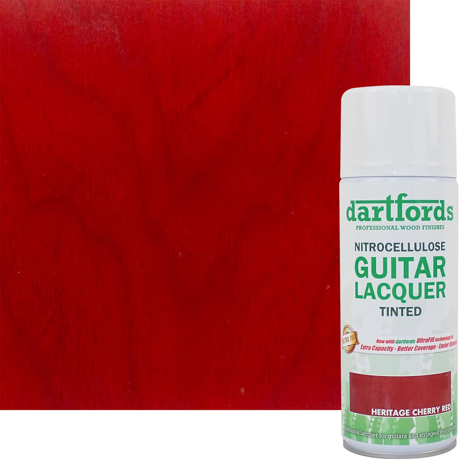 Heritage Cherry Red Nitrocellulose Guitar Lacquer - 400ml Aerosol
