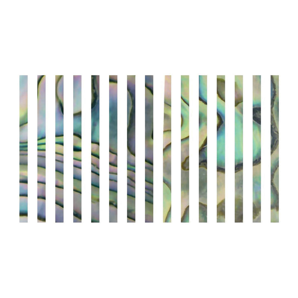 Green Abalone Straight Guitar Purfling - 25.4x1.6mm