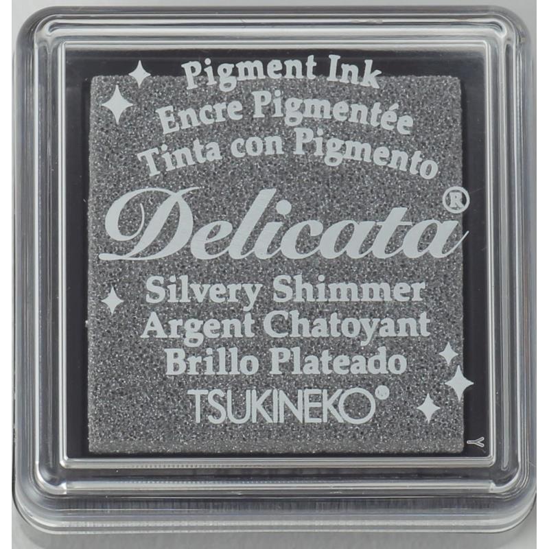 Silver Shimmer Pigment Ink Pad - Small