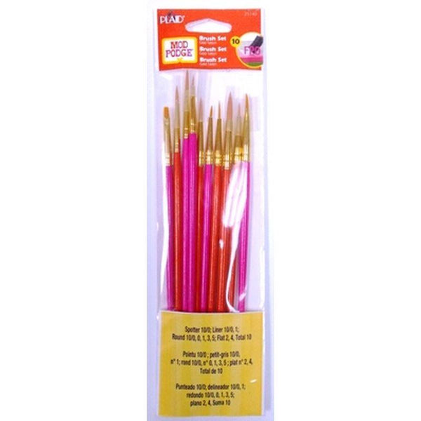 25140 Detail Brush Set - Pack of 10