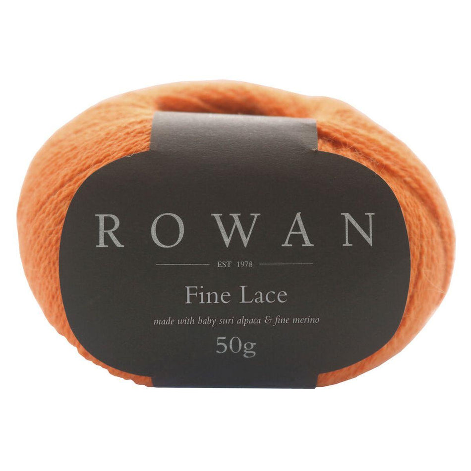 Fine Lace Tangerine 957 80% Alpaca 20% Wool Yarn - 50g