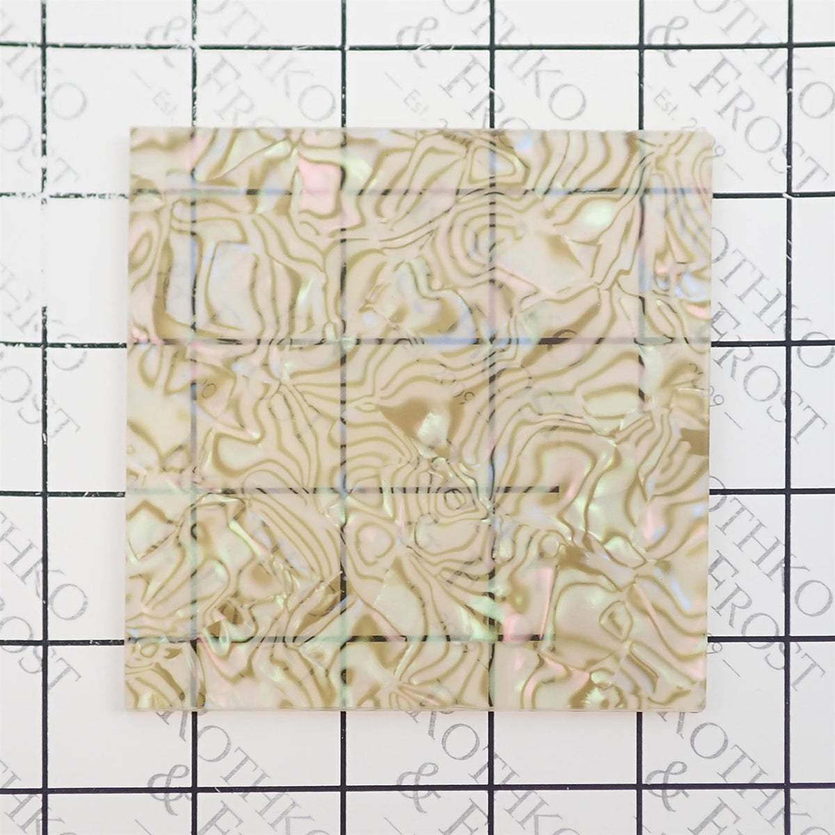 Shell Laminate Light Abalone Shell Celluloid Laminate Cast Acrylic Sheet (3mm thick ...