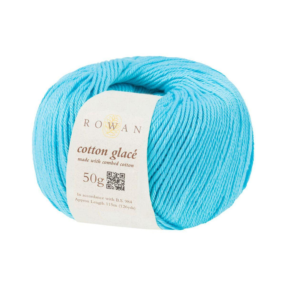 Cotton Glacé Aqua Rg858 100% Cotton Yarn - 50g