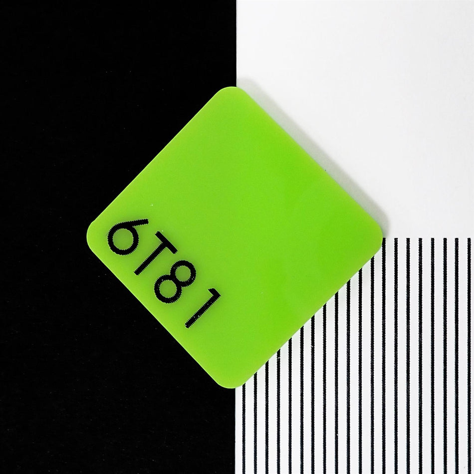 6T81 3MM Green Cast Acrylic Sheet (3mm thick)