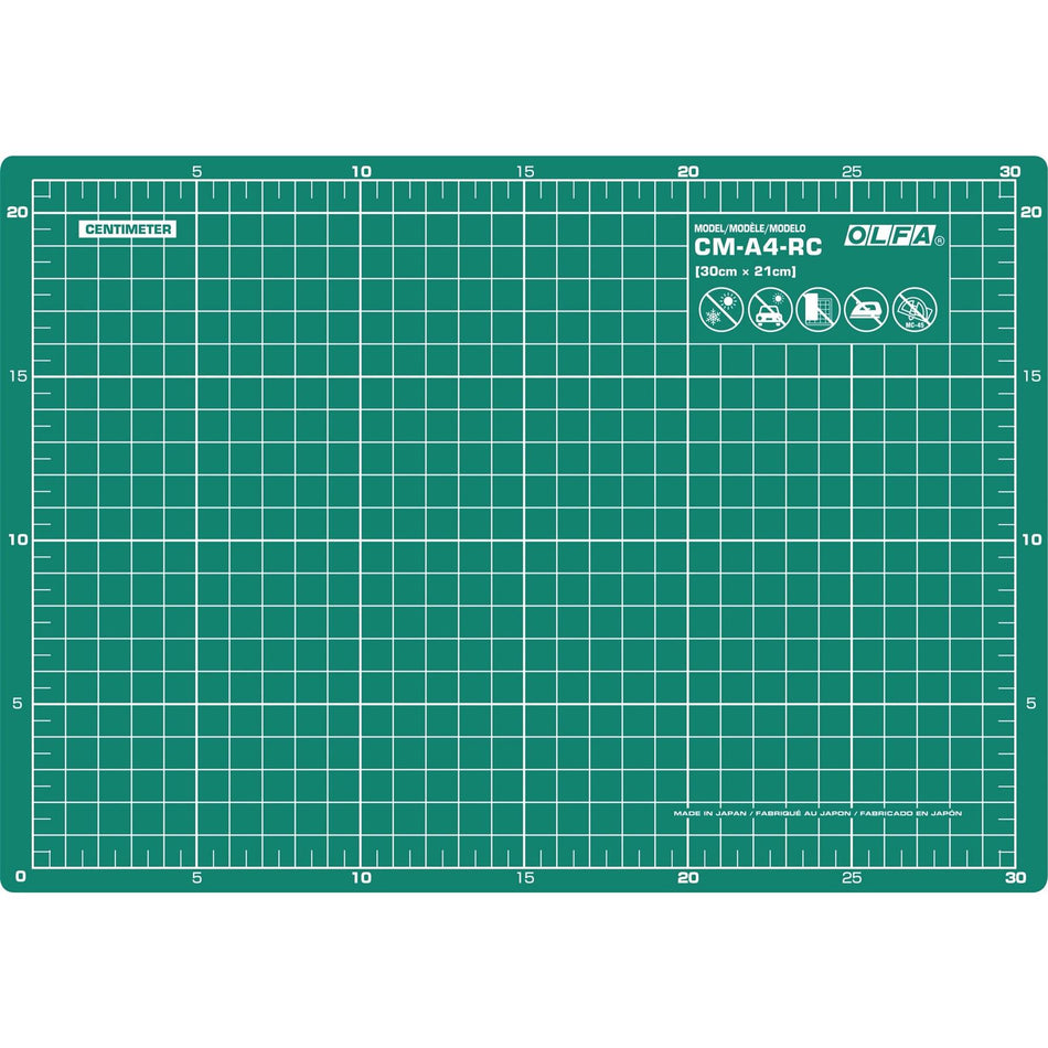 CMA4RC Self-Healing Double-Sided Cutting Mat - 300x210mm, A4