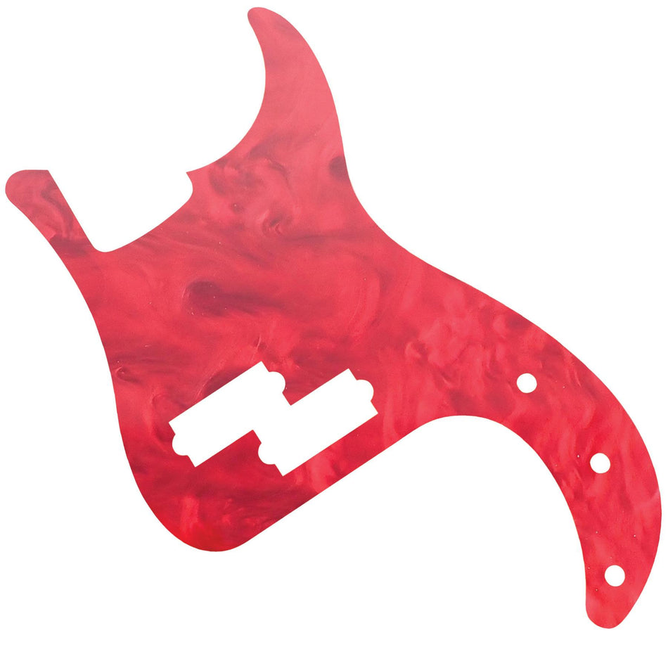 Red Pearl Acrylic Precision Bass Guitar Pickguard