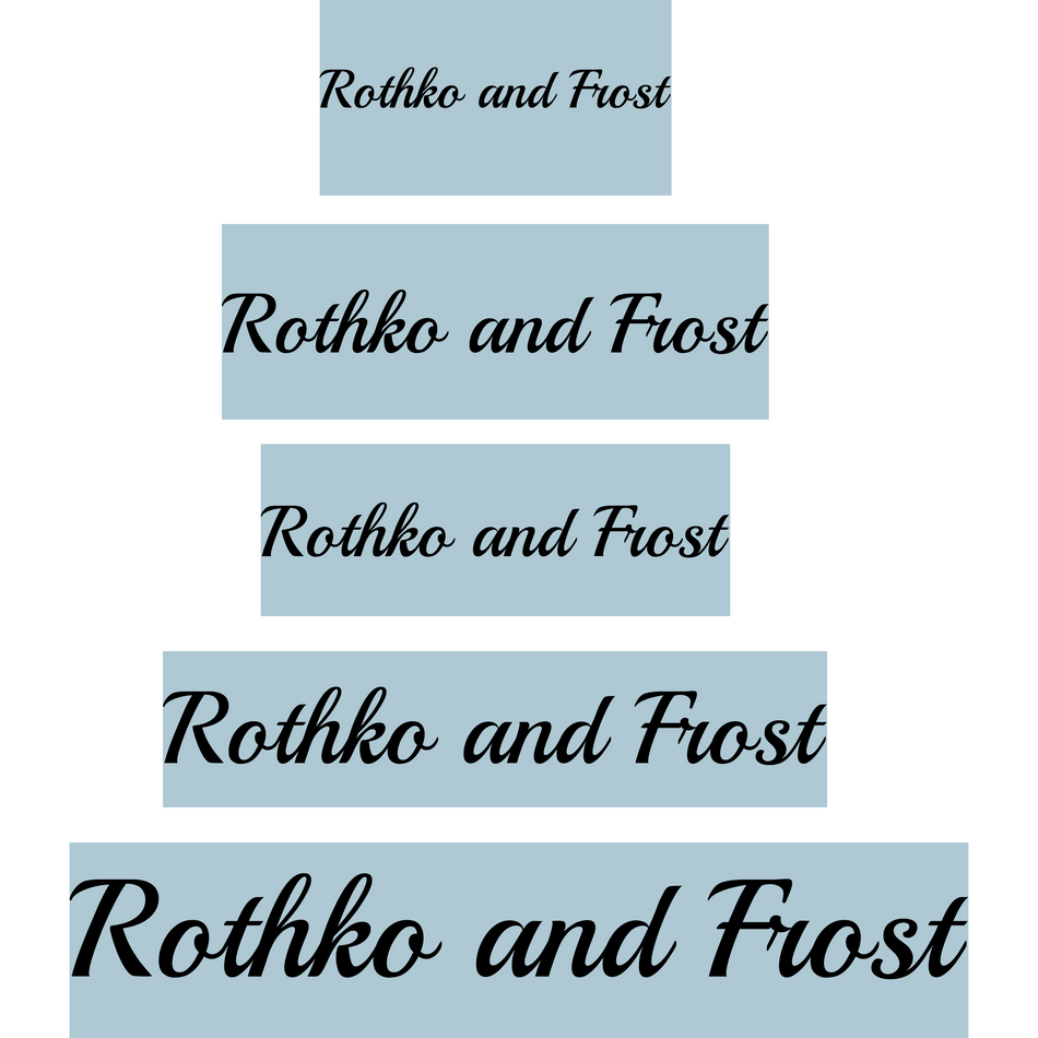 Choose a Font Waterslide Decal Transfer
