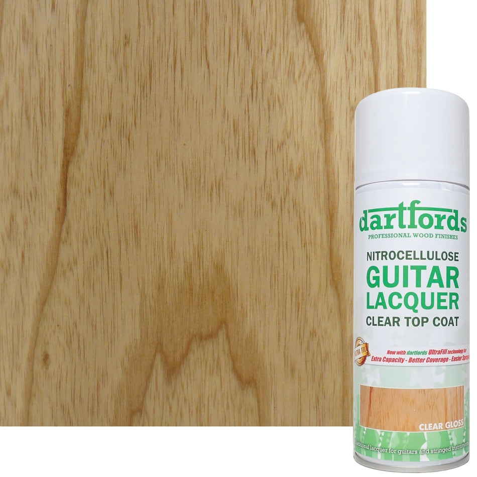 Gloss Clear Nitrocellulose Guitar Lacquer - 400ml Aerosol